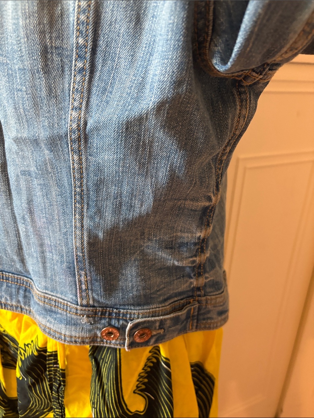 H&M Light Blue Denim Jean Jacket - Women's Button-Front - Picture 11 of 14